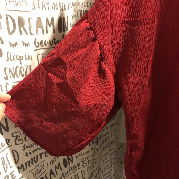 Red blouse - Picture 3 of 4